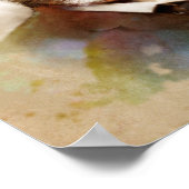 Tschaikowski/Tchaikovskyポートレートアクアレルスタイル ポスター (角)