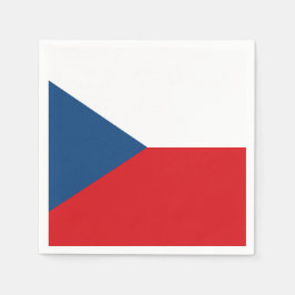 Tschechien Flagge スタンダードカクテルナプキン