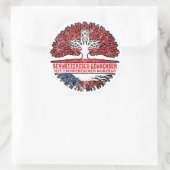 Tschien Tscechhhich Schweizer Schweiz Baum ラウンドシール (バッグ)