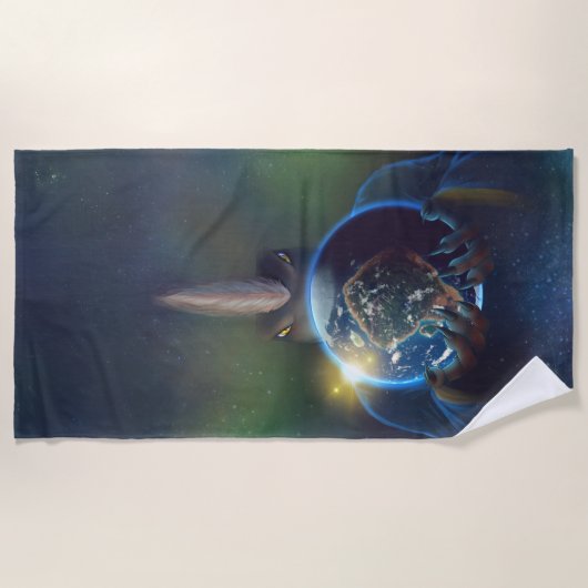 TSDSキング・オブ・アース ビーチタオル (正面)