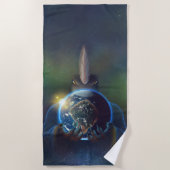 TSDSキング・オブ・アース ビーチタオル (正面)