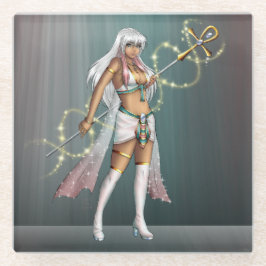 TSDS：イシス、聖なる女神 ガラスコースター