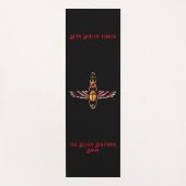 TSDS：セス・スカラブ・コート・グラフィック ヨガマット (正面)