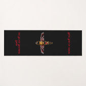 TSDS：セス・スカラブ・コート・グラフィック ヨガマット (正面(横))