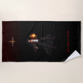 TSDS：セト、カオスの神 ビーチタオル (正面)