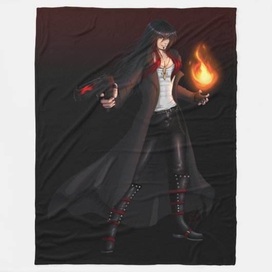 TSDS：セト、カオスの神 フリースブランケット (正面)