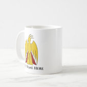 TSDS パーソナライズされた Arisdale コーヒーマグカップ (正面左)