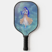 TSDS: Justin ArisdaleとMiral Akemiカバーアート ピックルボールラケット (裏面)