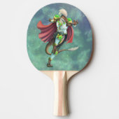 TSDS: Justin ArisdaleとMiral Akemiカバーアート 卓球ラケット (正面)