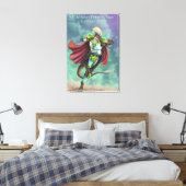 TSDS: Justin Arisdale Cover Art Solo Earth キャンバスプリント (インサイチュ (寝室))