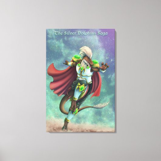 TSDS: Justin Arisdale Cover Art Solo Earth キャンバスプリント (正面)