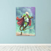 TSDS: Justin Arisdale Cover Art Solo Earth キャンバスプリント (インサイチュ (ウッドフロア))