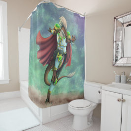 TSDS: Justin Arisdale Cover Art Solo Earth シャワーカーテン