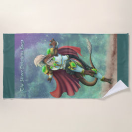 TSDS: Justin Arisdale Cover Art Solo Earth ビーチタオル