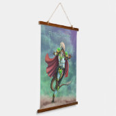 TSDS: Justin Arisdale Cover Art Solo Earth 吊り下げ型タペストリー (傾斜あり)