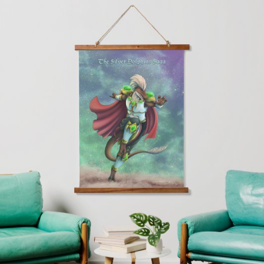 TSDS: Justin Arisdale Cover Art Solo Earth 吊り下げ型タペストリー (リビング)