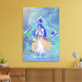 TSDS: Miral Akemi Cover Art Solo Water キャンバスプリント (インサイチュ (リビング))