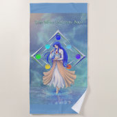 TSDS: Miral Akemi Cover Art Solo Water ビーチタオル (正面)