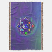 TSDS: Of life and Love Logo Blue and Green スローブランケット (正面縦)