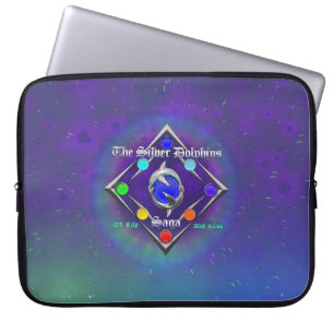 TSDS: Of life and Love Logo Blue and Green ラップトップスリーブ