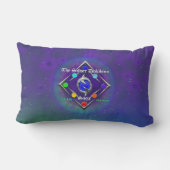 TSDS: Of life and Love Logo Blue and Green ランバークッション (裏面)