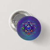 TSDS: Of life and Love Logo Blue and Green 缶バッジ (正面&裏面)