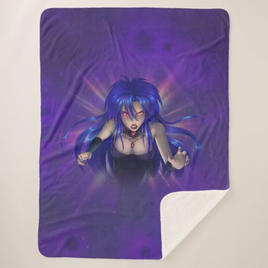 TSDS: Queen Irana Delphi Book Cover Art シェルパブランケット (正面)