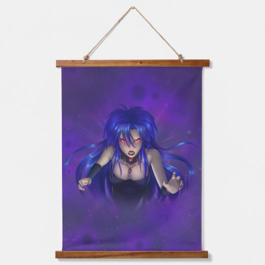 TSDS: Queen Irana Delphi Book Cover Art 吊り下げ型タペストリー (正面)