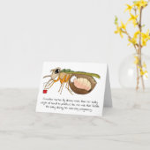 Tsetse Fly Mother's Dayカード カード (黄色い花)