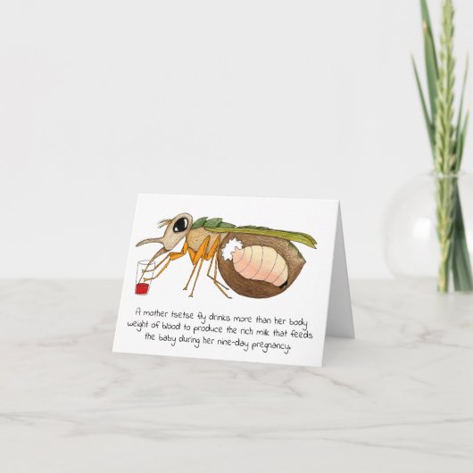 Tsetse Fly Mother's Dayカード カード (正面)