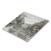 Tshehar-Bagh、イスファハンのfromの庭はDUを航海します タイル (側面)