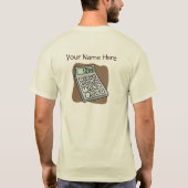 Tshirt Accountant氏 Tシャツ (裏面)