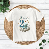 tshirt bear birthday party ベビーTシャツ