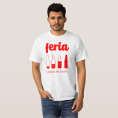 Tshirt feria alcool humour tシャツ (正面フル)