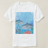 Tshirt for men fich océan  tシャツ (デザイン正面)