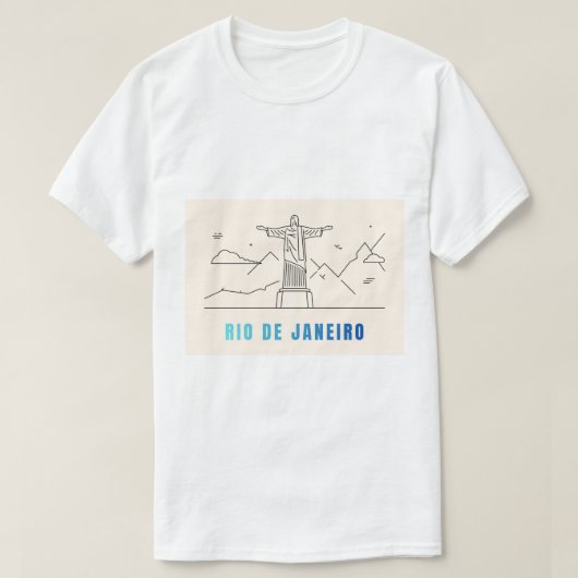 Tshirt for men rio de Janeiro brazil Tシャツ (デザイン正面)