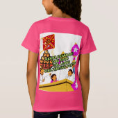 Tshirt Indian festival hinduism  Tシャツ (裏面)
