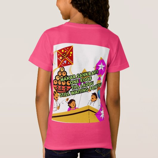 Tshirt Indian festival hinduism  Tシャツ (裏面)
