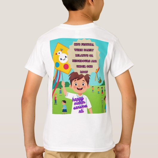 Tshirt Indian festivals  Tシャツ (裏面)