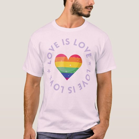 tshirt love is love tシャツ (正面)