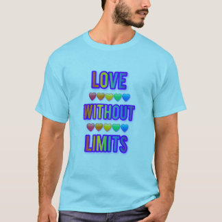 Tshirt love ❤️ without limits. Valentines day 💕 Tシャツ