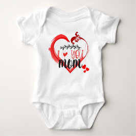 TShirt Madre mi corazon se multiplica ベビーボディスーツ