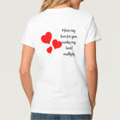 TShirt Madre mi corazon se multiplica Tシャツ (裏面)