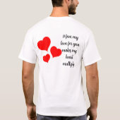 TShirt Madre mi corazon se multiplica Tシャツ (裏面)