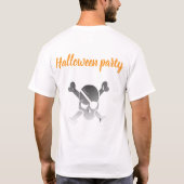 Tshirt men halloween party  tシャツ (裏面)