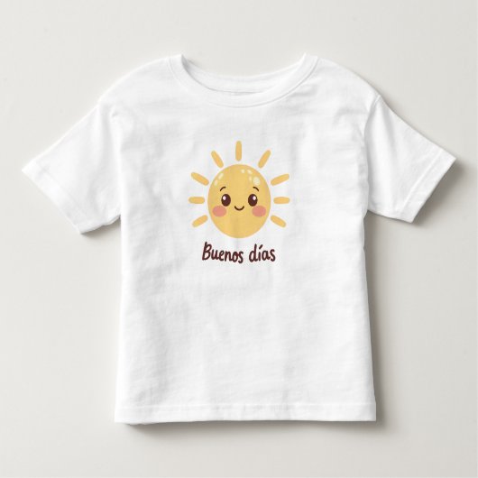 Tshirt niños con sol sonriente  トドラーTシャツ (正面)