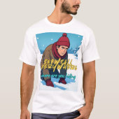 Tshirt Recall , find love, memories in snowfall  Tシャツ (正面)