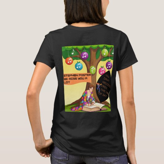 Tshirt Stephen foster  Tシャツ (裏面)