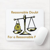 tshirtscale、適度ののための合理的疑い、… マウスパッド (マウス)