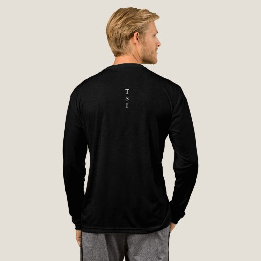 TSI (Taoist Studies Institute) Simple Initials - トライブレンドＴシャツ (背面全体)